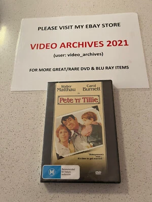 Pete 'N' Tillie - Walter Matthau - Brand New & Sealed - Region 4 - DVD - image 1 of 2