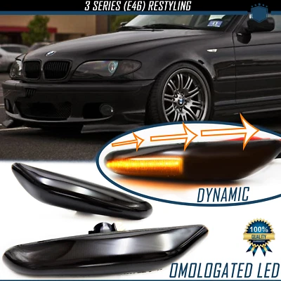Frecce LED Dinamiche Sequenziali per BMW Serie 3 E46 01-05 CANBUS PLUG & PLAY - Immagine 1 di 4