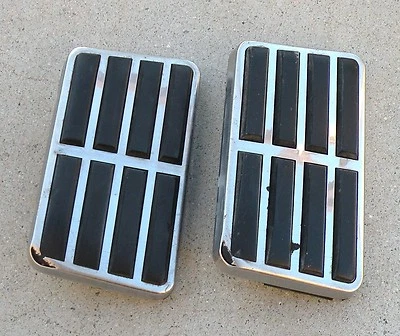 PASTILLA DE PEDAL DE FRENO ELÉCTRICO THUNDERBIRD FORD MOLDURA DE ACERO INOXIDABLE OEM 1963-1964 63-64 Foto 1 de 4