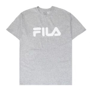Fila Men's T-Shirt Classic Logo Graphic Print Cotton Short Sleeve Tee Shirt