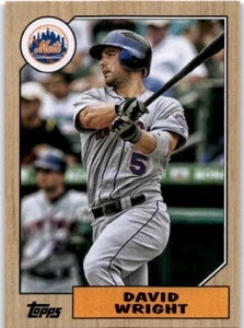 DAVID WRIGHT 2022 Topps Archives 1987 Topps #234 New York Mets - Picture 1 of 2