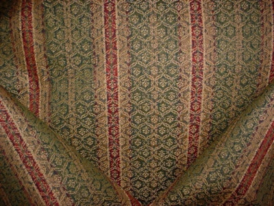 Tela de tapicería brocado a rayas doradas Colebrooke Loden 19-5/8Y Lee Jofa 2004057 Foto 1 de 4