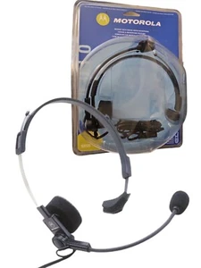 Motorola 53725 Black Headset 2.5mm Jack W/Swivel Mic for Motorola Radios - Zdjęcie 1 z 2