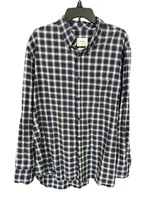BILLY REID 100% Cotton Sz Extra Large Button Down Dress Shirt Long Sleeve #C13-5 - Picture 1 of 11