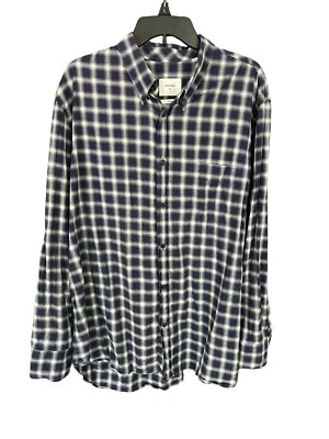 Camisa de vestir BILLY REID 100 % algodón talla extra grande con botones manga larga #C13-5 Foto 1 de 4