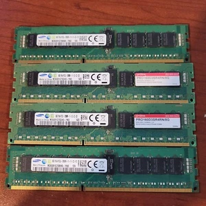 Samsung 32 GB (4x8 GB) 1rx4 PC3L 12800R - Foto 1 di 1