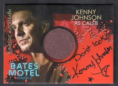 BATES MOTEL 2 SDCC AUTOGRAPH COSTUME CARD #SD-CA2 KENNY JOHNSON (VARIANT #1/5) - Image 1 of 3