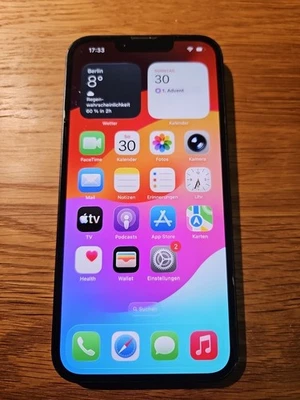 Apple Iphone 13 schwarz mit 128GB iOS 26.1 / midnight / Batterie hat 90% SoH - Bild 1 von 4