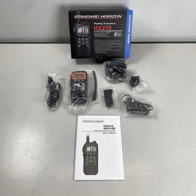 Standard Horizon HX210 flotante 6 vatios portátil VHF Foto 1 de 4