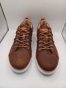 NEW Harmony 738 Classic Walker Brown & White Leather Shoes Size M:10.5/W:12 US - Picture 1 of 17
