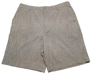 Paradise Collection Golf Shorts Mens Sz 38 Khaki Dress Chino Work Pockets Casual - Picture 1 of 9