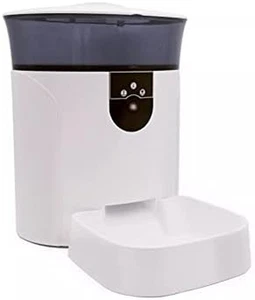 Pet Genius Smart Wi-Fi Video 7L Pet Feeder with Camera, White - Picture 1 of 12