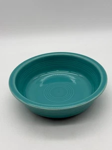 Fiestaware Homer Laughlin USA Turquoise Cereal Bowl 7" - Picture 1 of 9