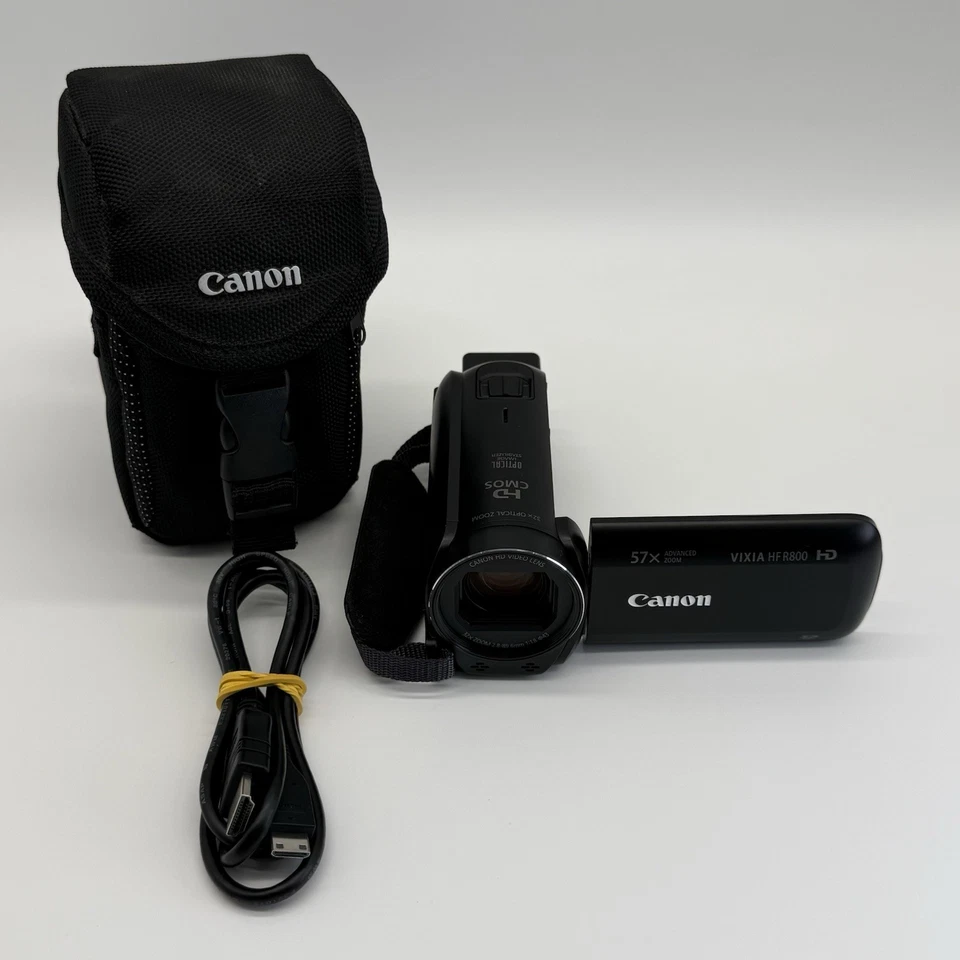 Canon VIXIA HF R800 HD Digital Camcorder 57X Advanced Zoom - Black - Image 1 of 4