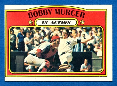 Tarjeta de acción 1972 Topps #700 Bobby Murcer New York Yankees -- Ex+ Foto 1 de 2