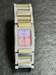 Rare Pink Dial Charriol Megeve Ladies’ Deluxe Diamond Watch - Picture 1 of 7
