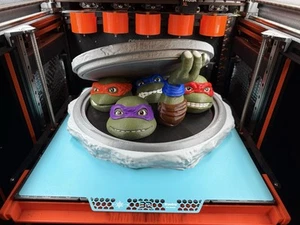 TMNT Miniatura NYC Fogna Pozzetto Copertura Prop Leo Michael Donatello Raphael XL 14" - Foto 1 di 8