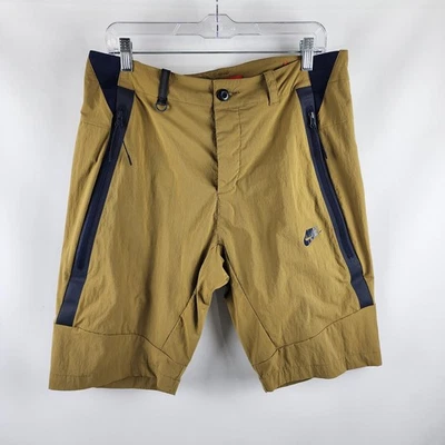 Pantalones Cortos Nike Para Hombre 34x11 Marrón Tecnología 2.0 Tejido Botón Mosca Pantalones Cortos 746026-245 Foto 1 de 4