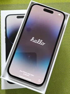 Apple iPhone 14 Pro - 256 GB - Schwarz,  Batt: 89% OVP - Bild 1 von 11