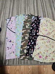 Womens Plus Sz 2x Asst Scrub Tops NICE! - Picture 1 of 4