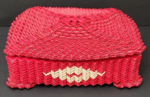 Envoltura de plástico Tramp Art caja roja - Imagen 1 de 6
