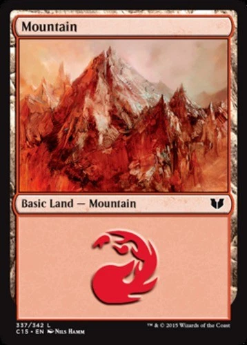 Mountain (337) - Commander 2015 #337/342 MTG Magic The Gathering - Image 1 of 1