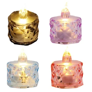 LED Candle Flameless Tea Light Flickering Lights Wedding Christmas Home Decor - - Bild 1 von 20