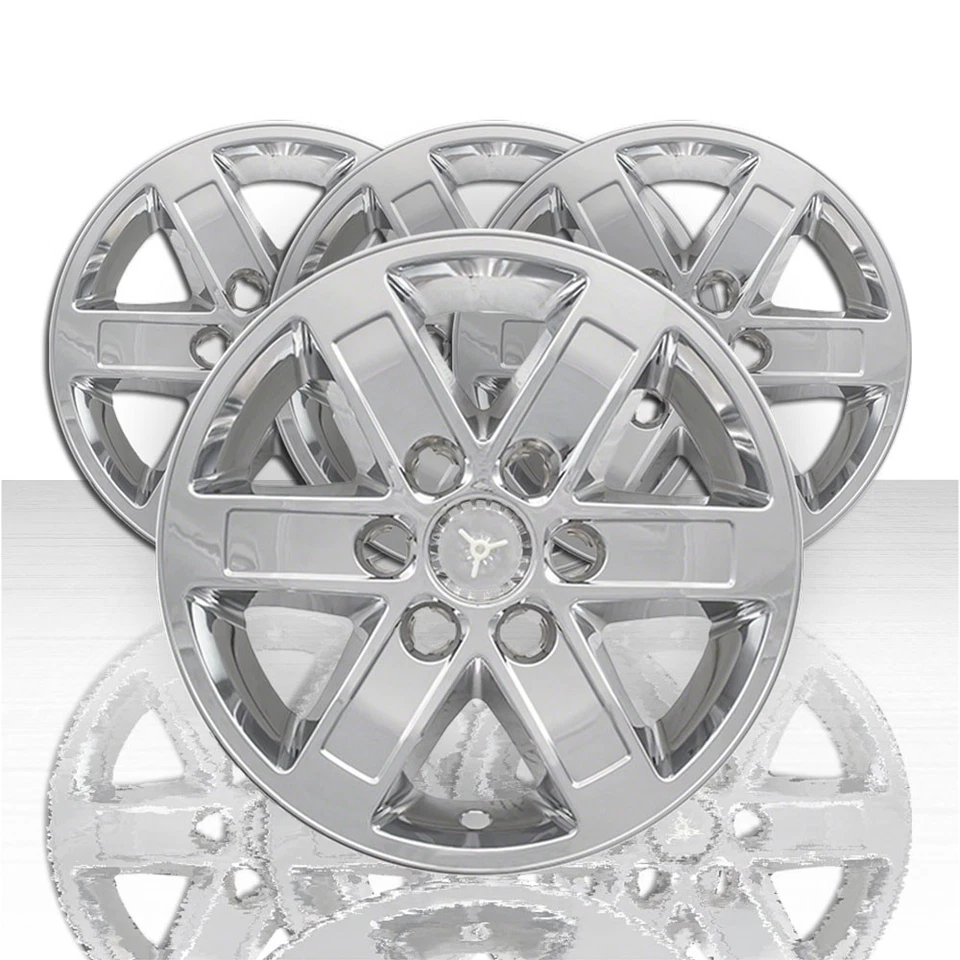 Juego de 4 cubiertas de rueda de 17" 6 radios para GMC Savana 1500 2010-2014 - cromadas Foto 1 de 4