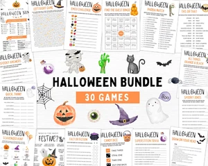 Halloween Games | Halloween Party Games | Halloween Game | Halloween Games Print - Picture 1 of 1