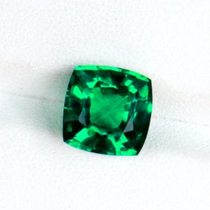 10 Ct Natural Tsavorite Garnet Green CERTIFIED Cushion Cut Loose Gemstone - Picture 1 of 7
