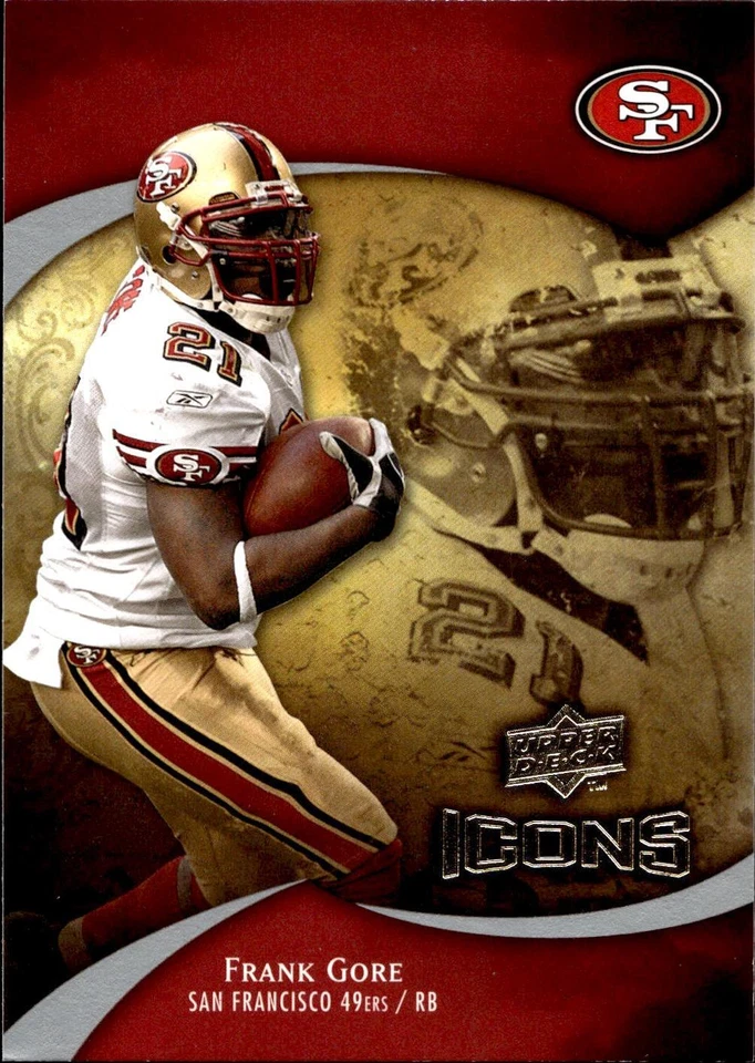 2009 Upper Deck Icons #20 Frank Gore - Image 1 of 2