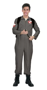 Adult Ghost Busters Costume Ghostbusters Hunter Movie Halloween Jumpsuit Fighter - Picture 1 of 1