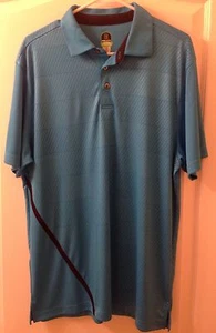 NWOT PGA TOUR PRO SERIES MEN'S TEAL GOLF POLO SIZE L - Picture 1 of 3
