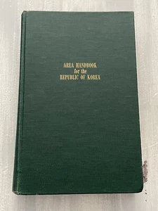 Area Handbook for the Republic of Korea 1968 1969 Book 0924 - Picture 1 of 7