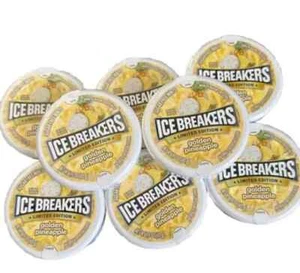 (8-Pack) Ice Breakers GOLDEN PINEAPPLE Breath Mints Limited Edition *BB 12/2025* - Picture 1 of 4