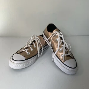Converse Chuck Taylor All Star Rose Gold Metallic Low Top Sneakers Womans US 6 - Bild 1 von 8