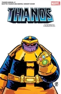 🟦🟨 THANOS ANNUAL #1 SKOTTIE YOUNG'S BIG MARVEL VARIANT *6/26/24 PRESALE - Picture 1 of 3