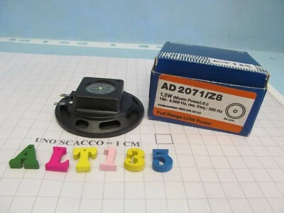 ALTOPARLANTE PHILIPS ALT135 DIAMETRO  mm 64 OHM 8 Watt 1,5 VEDI FOTO   - Immagine 1 di 3