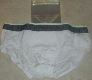 EMPORIO ARMANI GA Stetch Cotton Hip Brief - XLarge, white - Picture 1 of 1