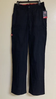 Pantalones para hombre Dickies EDS Signature cargo talla S altos negros fuerza laboral médicos nuevos con etiquetas Foto 1 de 4