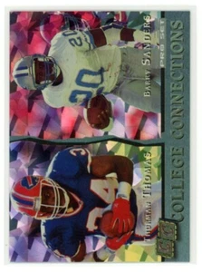 BARRY SANDERS THURMAN THOMAS 1993 Pro Set College Connections #CC1 - Bild 1 von 2