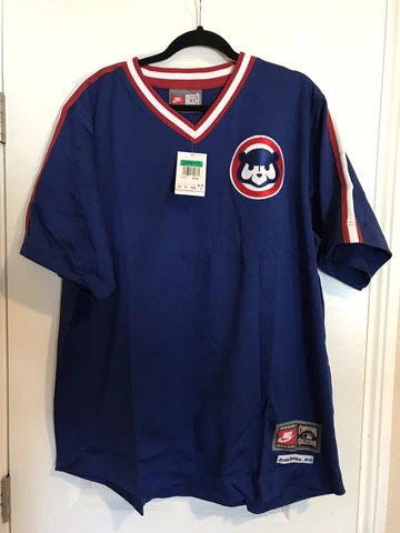 Nike Ernie Banks Cooperstown Collection Chicago Cubs Jersey Size XL Cover