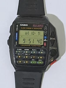 CASIO REMOTE CMD-40 CALCULATOR 1174 TV CONTROLLER VTG ALARM QUARTZ MEN WATCH - Picture 1 of 12
