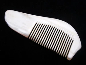 Authentic Ox Horn Hand Crafted Pocket Comb Fashion Hair Organizer New #03042204 - Picture 1 of 6