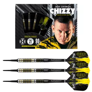 Dave Chisnall 90% Tungsten Soft Tip Darts by Harrows - Choose 18g 20g or 22g - Picture 1 of 5