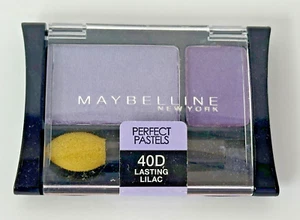 Maybelline Expert Wear Eye Shadow #40 Lasting Lilac Brush Not Good Discontinued - Picture 1 of 3