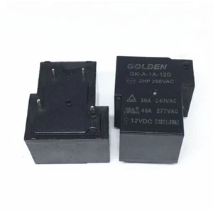 5 piezas Relé de alimentación dorado GK-A-1A-12D 12VDC 4 pines 30A 240VAC - Imagen 1 de 1