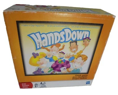Hasbro HandsDown Classic Game of Slap-Happy Fun 3-4 Players 6+ READ - Image 1 of 4