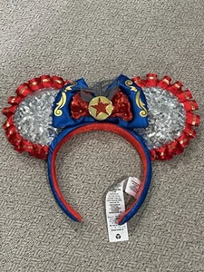 Disney Minnie Mouse Hauptattraktion Dumbo Ohr Stirnband 8/12 LESEN - Bild 1 von 4