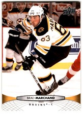 2011-12 Upper Deck Brad Marchand #189 Boston Bruins